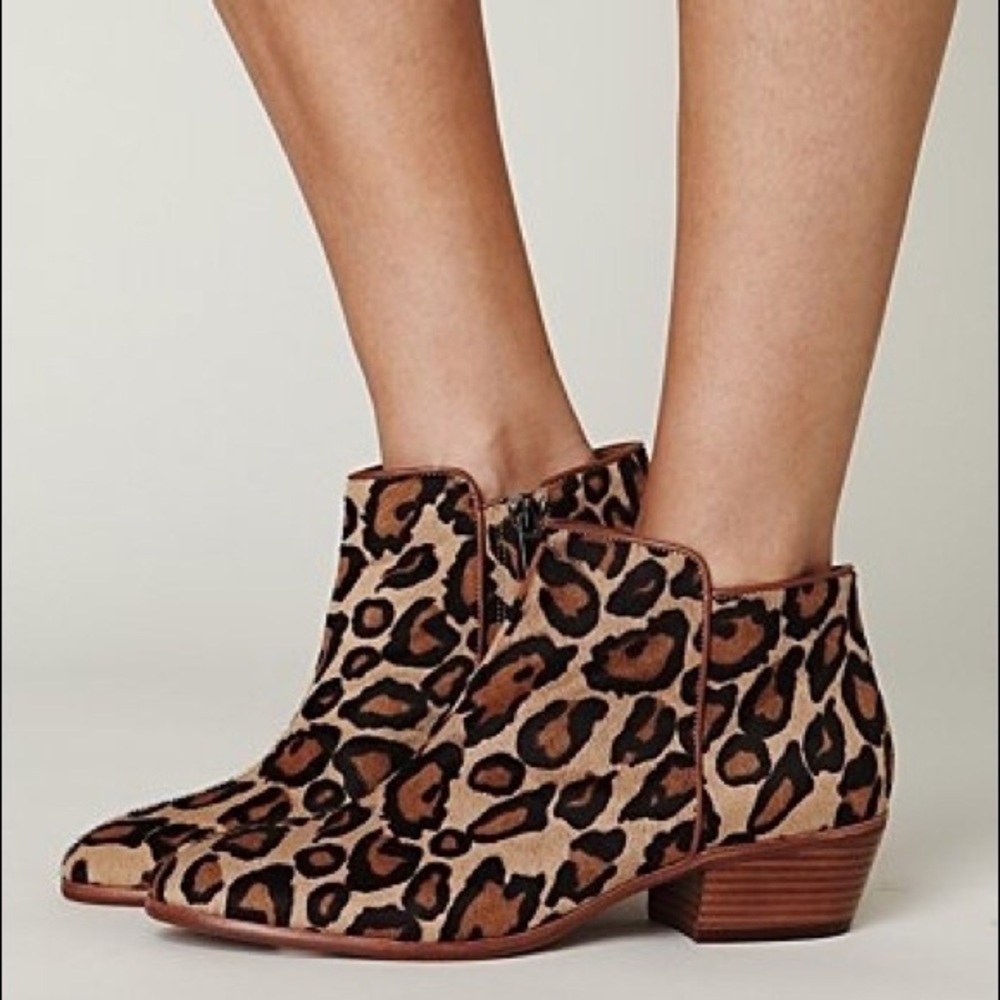 Sam Edelman Leopard Booties